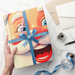 Snygg och fin sluten jul i Jultomten Presentpapper