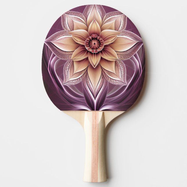 Snygg och häftig modern Fantasy Lotus Flower Pingisracket (Framsidan)