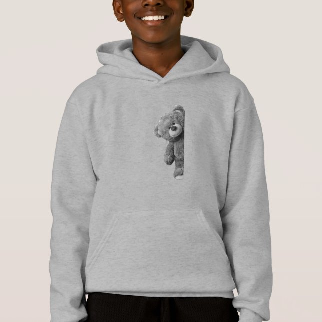 Snygg och mysig barn hoodie t shirt (Framsida)