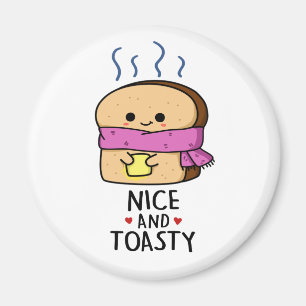 Snygg och toasty, knölknapp magnet