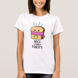 Snygg och toasty, knölknapp t shirt