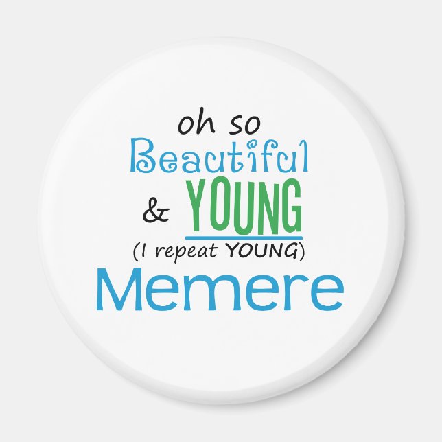 Snygg och Young Memere Magnet (Framsidan)
