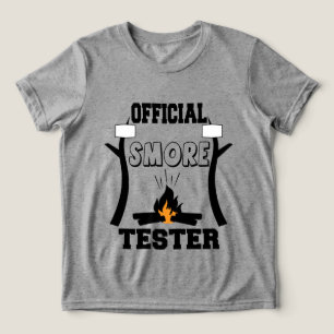 Snygg officiell smore testare ordkonst unisex t shirt