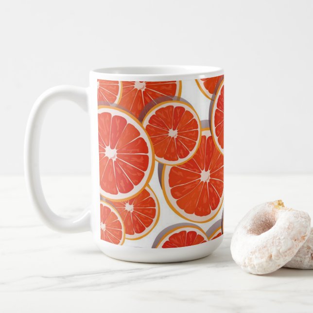 Snygg Orange Kaffe Mugg! Kaffemugg (Med munk)