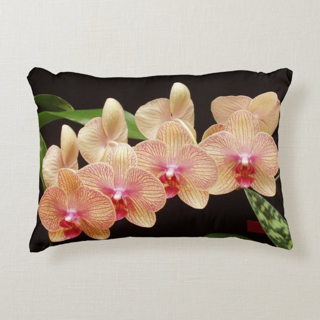 Snygg Orchid Dekorativ kudde (Framsidan)