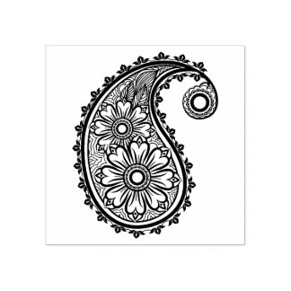 Snygg Paisley-skojning Stämpel