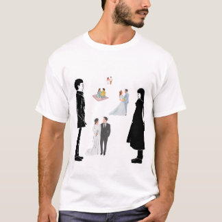 Snygg par bild tshirt t shirt