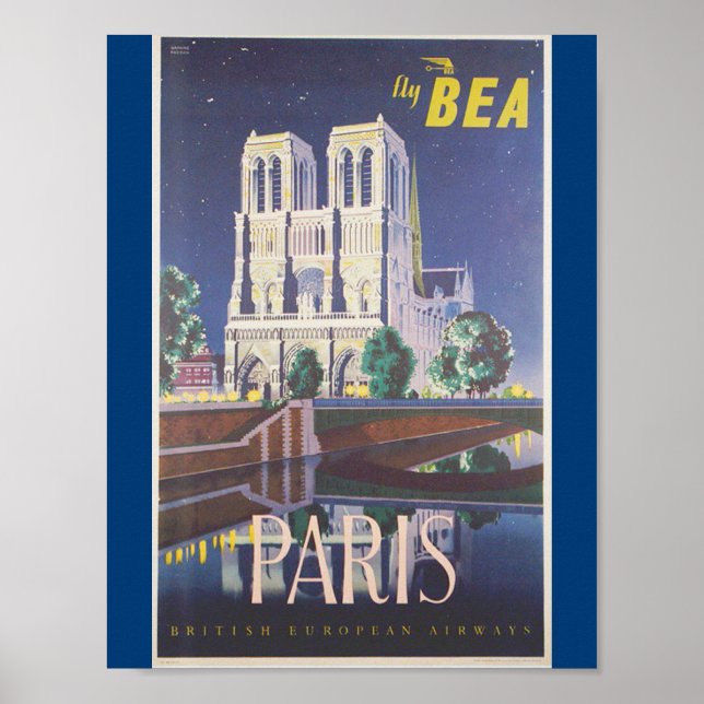 Snygg Paris Poster (Framsidan)