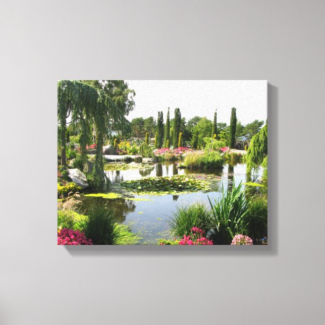Snygg park Decorative Photo Canvastryck (Framsida)