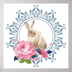 Snygg Påsk Rabbit Poster