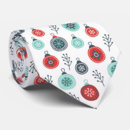 Snygg Pastel jul Hanging Bollar och Gräs Slips