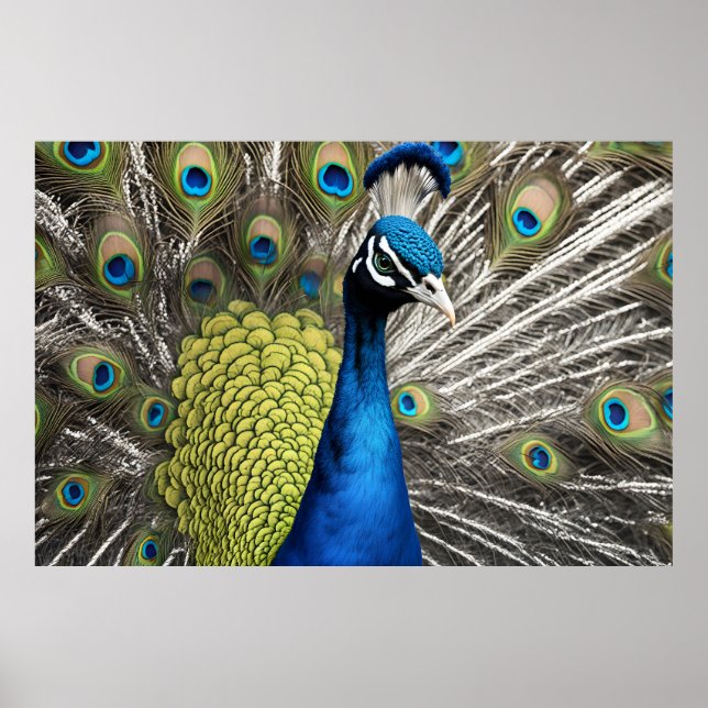 Snygg Peacock Poster (Framsidan)