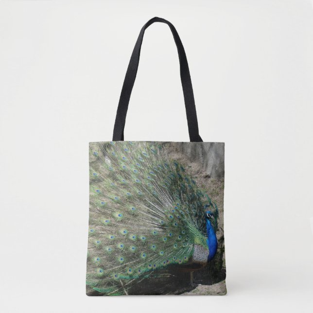Snygg Peacock Tygkasse (Framsida)