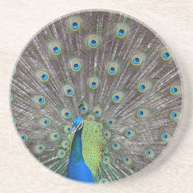 Snygg Peacock Underlägg (Framsidan)
