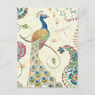 Snygg Peacock Vykort