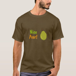 Snygg Pear! Fruktig design T-shirt