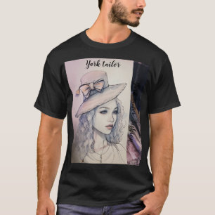 Snygg penndesign av Yark Tailor Mode T Shirt