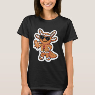 Snygg pepperkaksaxolotl med julgodis t shirt