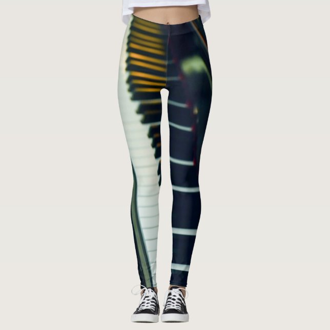 Snygg Piano Leggings (Framsida)