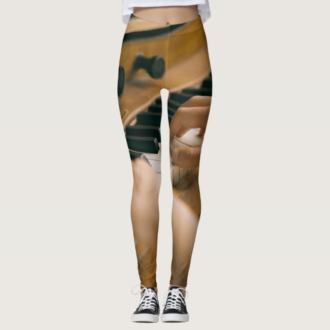 Snygg Piano Leggings (Framsida)