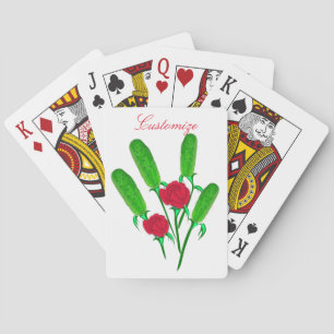 Snygg Pickle Bouquet med Ro Thunder_Cove Casinokort