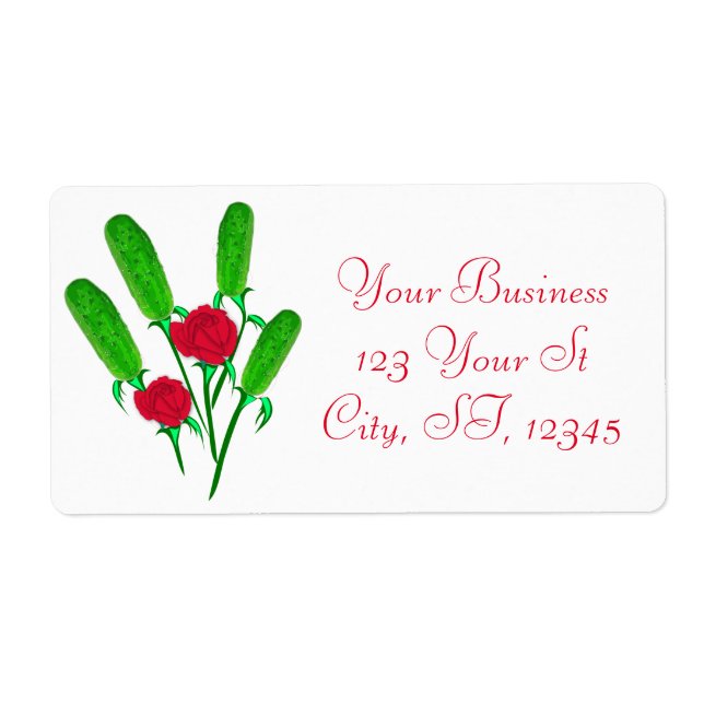 Snygg Pickle Bouquet med Ro Thunder_Cove Fraktsedel (Framsidan)