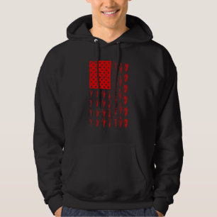 Snygg pilspets för män kvinnor bågjakt piljakt hoodie