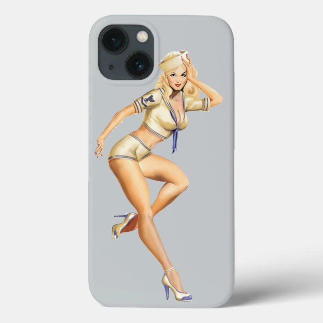 Snygg Pin Up Tjej (Baksida)