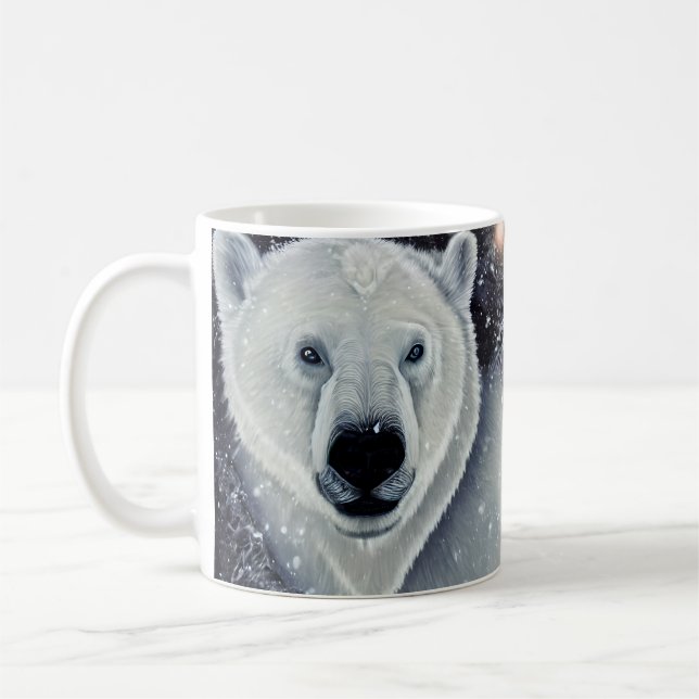 Snygg Polar Bear Kaffemugg (Vänster)