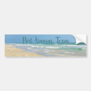 Snygg port Aransas Texas Beach Bildekal