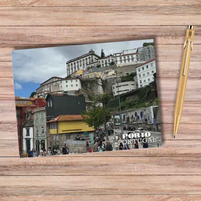 Snygg Porto Portugal-foto,Anpassningsbar Travel Helg Vykort (Skapare uppladdad)