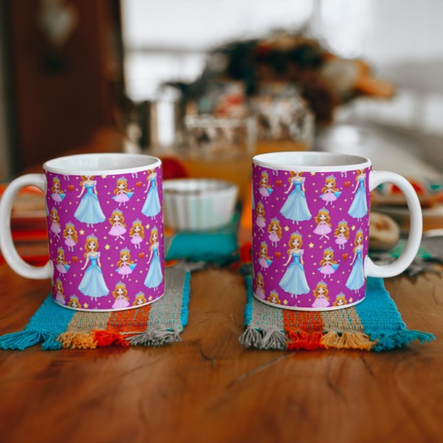 Snygg princess Ceramic Jumbo Mugg (Skapare uppladdad)