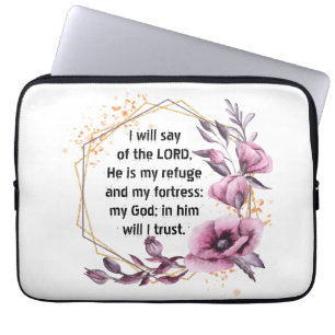 Snygg Psalm 91 laptop sleeve