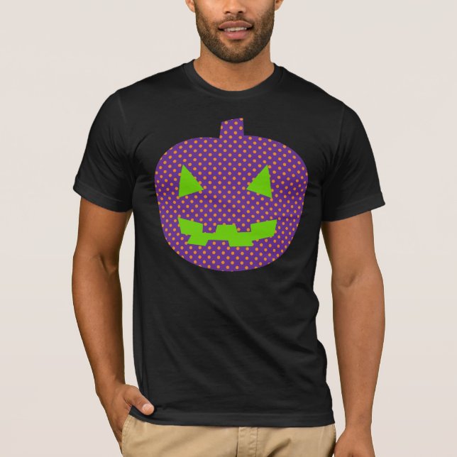 Snygg pumpa för Halloween höst T Shirt (Framsida)