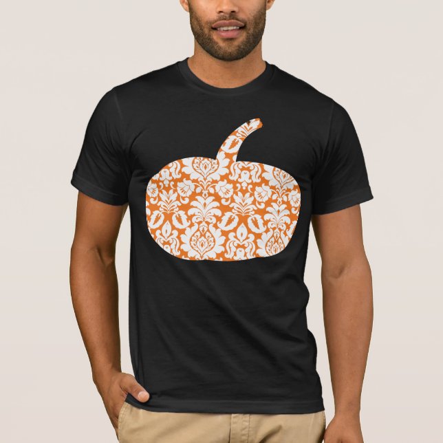 Snygg pumpa för Halloween höst Tee (Framsida)