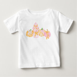 Snygg pumpa och slingor Thanksgiving-firande T Shirt