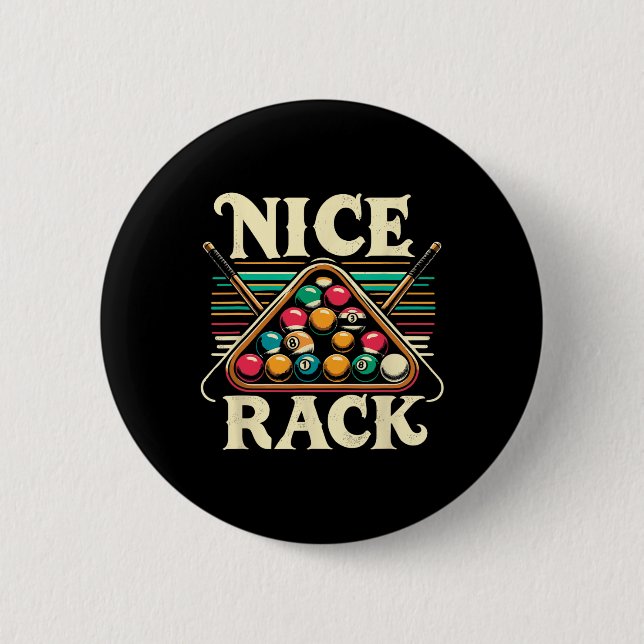 Snygg Rack Bassäng Billiard Player Billiards Cue S Knapp (Framsida)