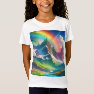 Snygg Rainbow Fantasy Realm T Shirt
