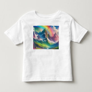 Snygg Rainbow Fantasy Realm T Shirt