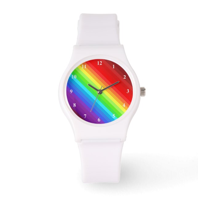 Snygg Rainbow Färg - Armbandsur (Framsida)
