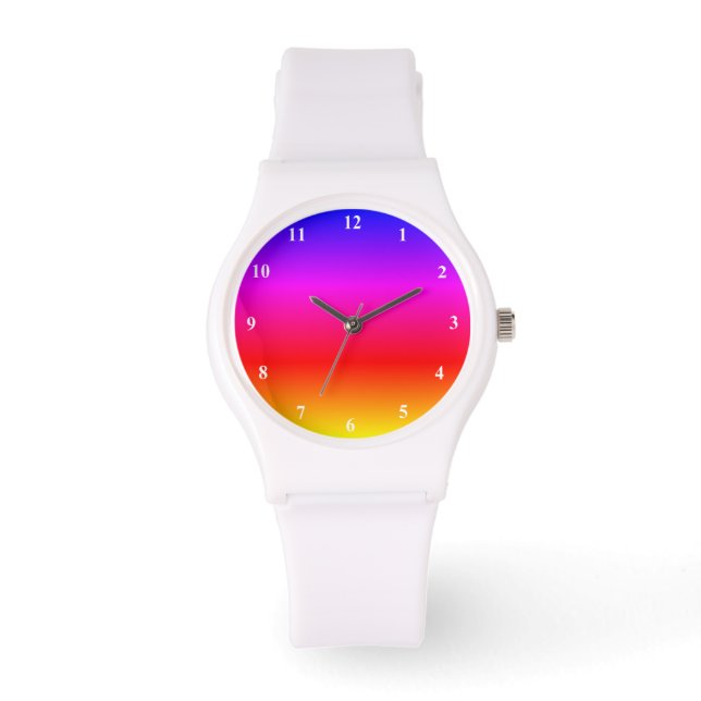 Snygg Rainbow Färg - Armbandsur (Framsida)
