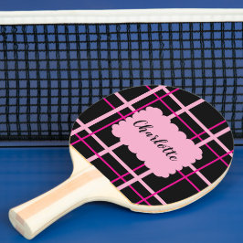 Snygg randig mönster pingisracket