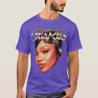 Snygg rappare huvud ansikte vän t shirt