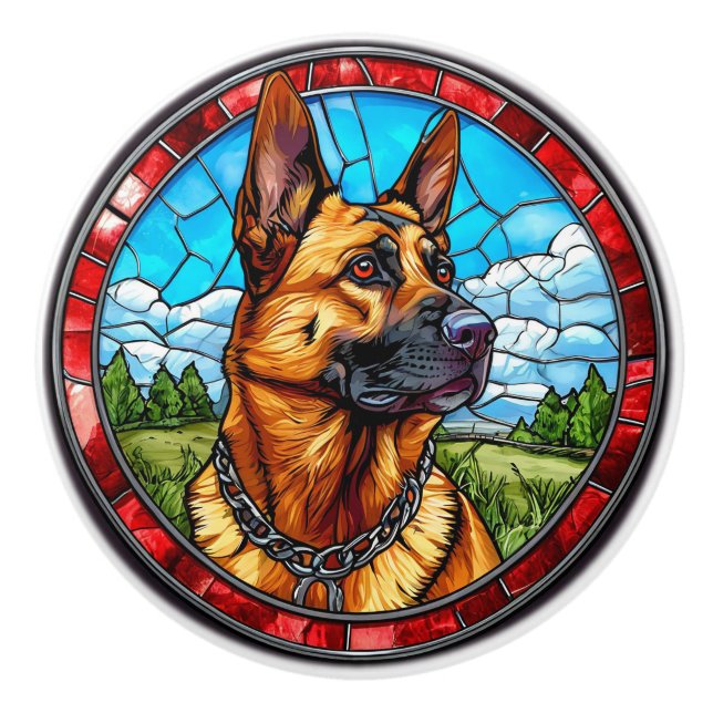 Snygg renrasig hund knopp (Framsidan)