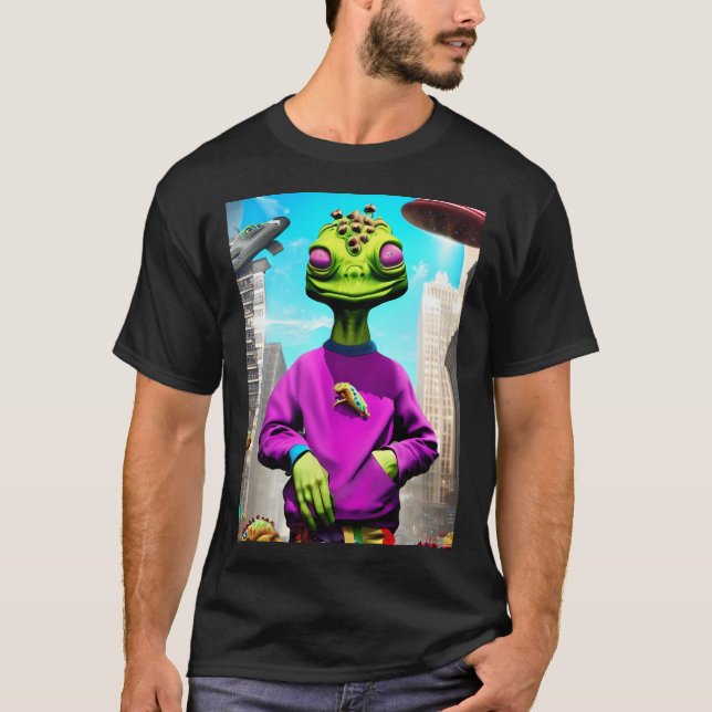 Snygg reptil t shirt (Framsida)