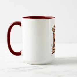 Snygg Retro Dålig ända in i Benet Skalle Personlig Mugg