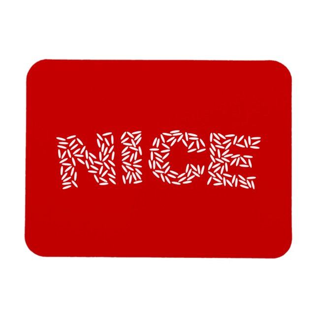 Snygg Ris Magnet (Horisontell)