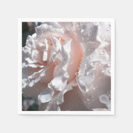 Snygg ro. Blommor. Pappersservett