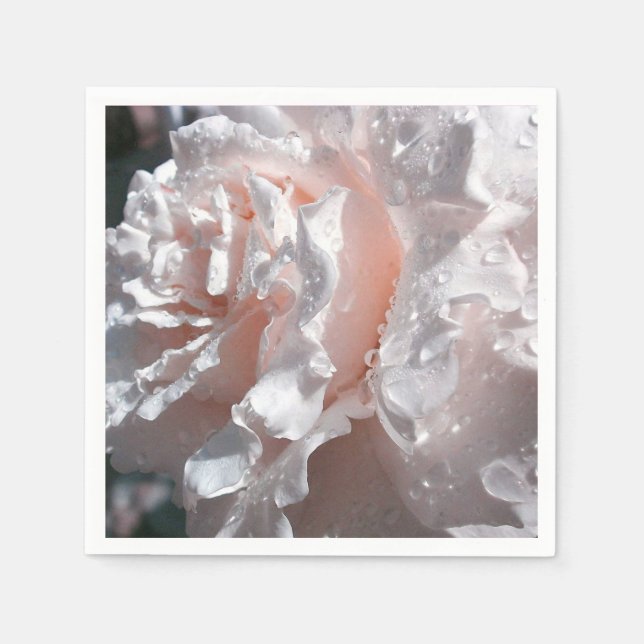 Snygg ro. Blommor. Pappersservett (Framsidan)