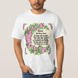 Snygg Ro Bröllop Vows t-shirt